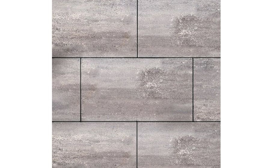 Плитка тротуарная SteinRus Парк Плейс Б.3.П.8 гладкая, ColorMix Умбра, 600*300*60 мм