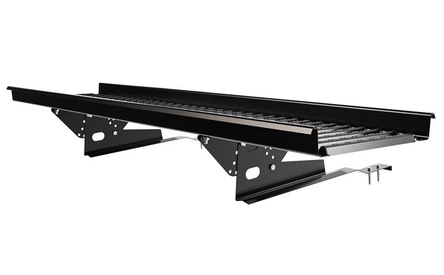 Переходный мостик Borge для черепичной кровли оцинкованный RAL 9005 1,5 м