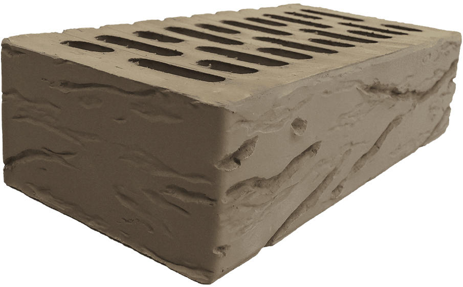 Кирпич облицовочный Кротовский КЗ Классика Шоколад рустик 250*120*65 мм