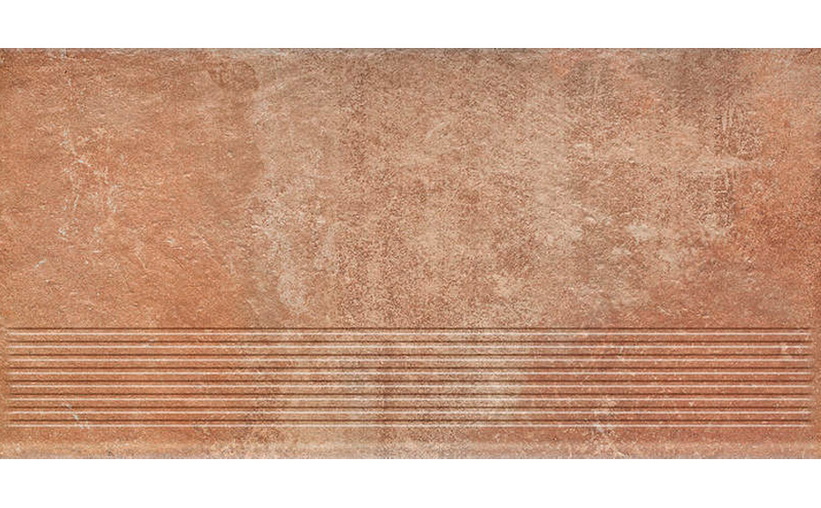 Клинкерная ступень Paradyz Scandiano Rosso, 600*300*8,5 мм