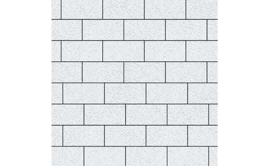 Плитка тротуарная SteinRus Прямоугольник А.6.П.4 Native, белый, 200*100*40 мм