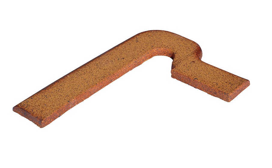 Клинкерный плинтус ступени правый Terraklinker (Gres de Breda) Natural модель B, 410*80*80 мм