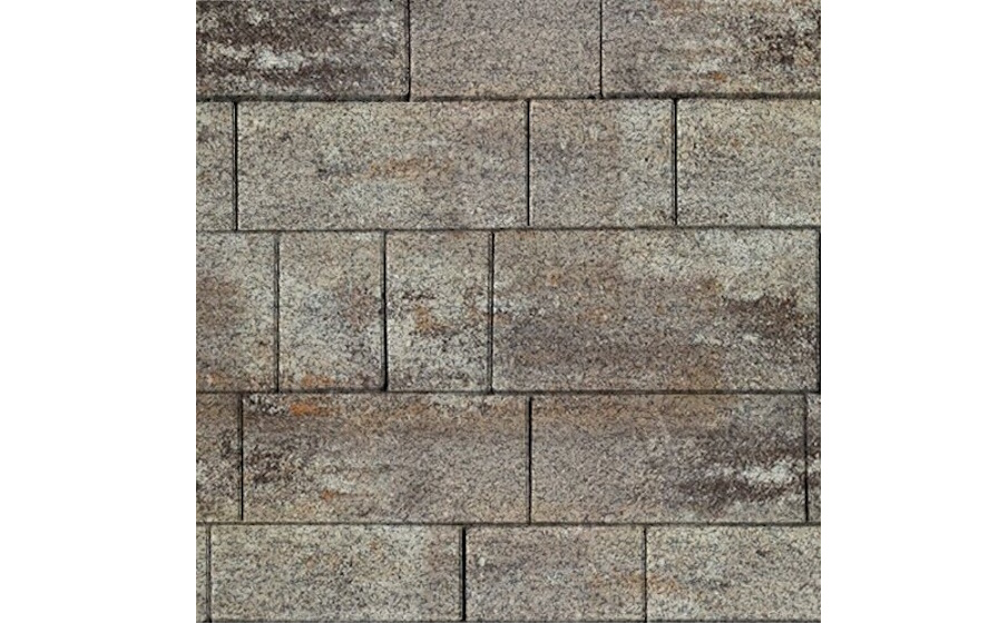 Плитка тротуарная SteinRus Инсбрук Тироль Б.4.Псм.6 Native, ColorMix Берилл, толщина 60 мм