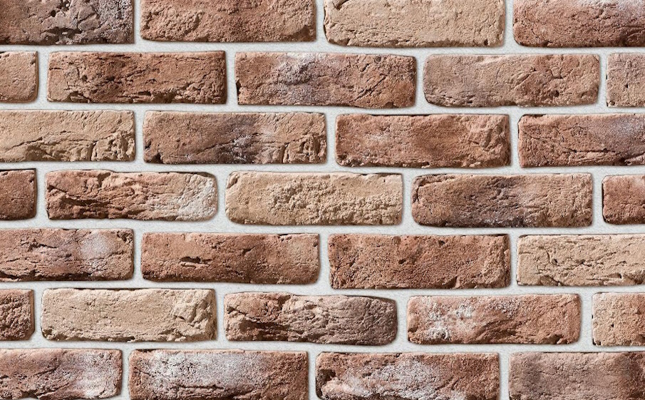 Декоративный кирпич Leonardo Stone Мадрид 250-280*77*17 мм 333