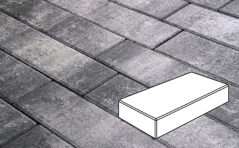 Плитка тротуарная Готика Natur, Картано В.3.П.10, Скала, 300*150*100 мм