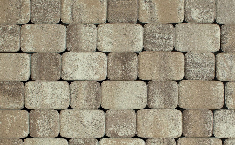 Плитка тротуарная Классико А.1.КО.4 листопад гладкий хаски, комплект 2 шт, толщина 40 мм