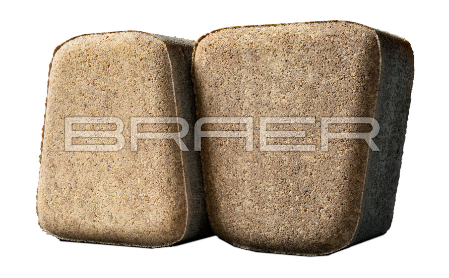 Плитка тротуарная BRAER Классико Color Mix Миндаль, 73*110*115*60 мм