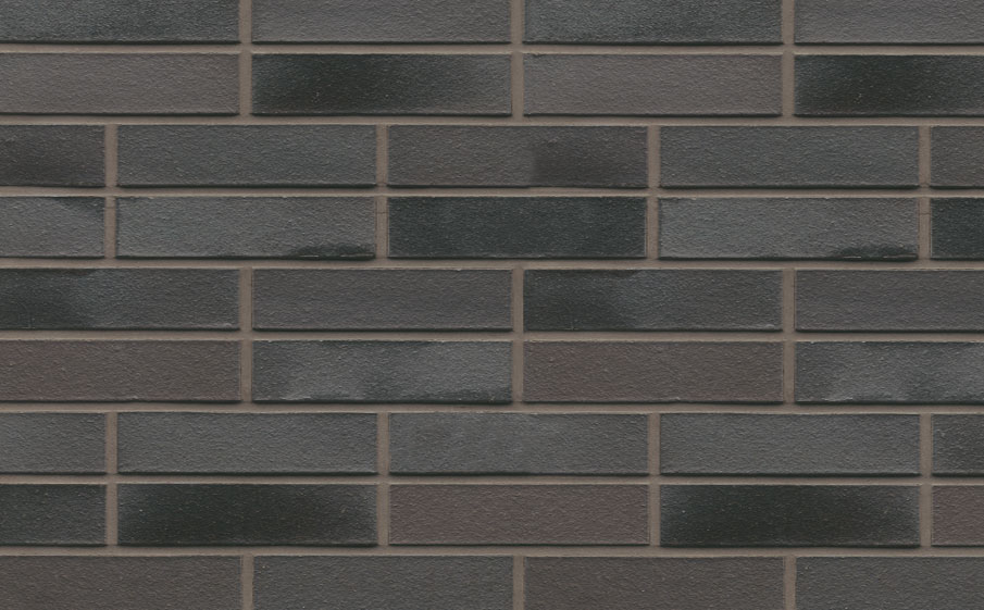 Кирпич клинкерный Muhr 15 Schwarz-bunt Edelglanz гладкий, 290*90*71 мм