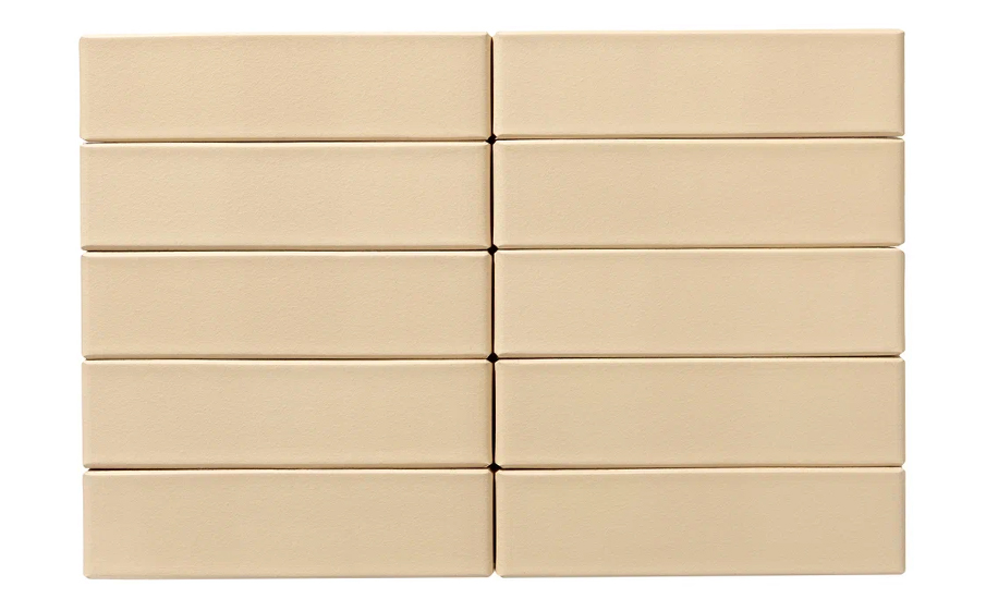 Кирпич облицовочный Старооскольский КЗ слоновая кость гладкий 250*85*65 мм