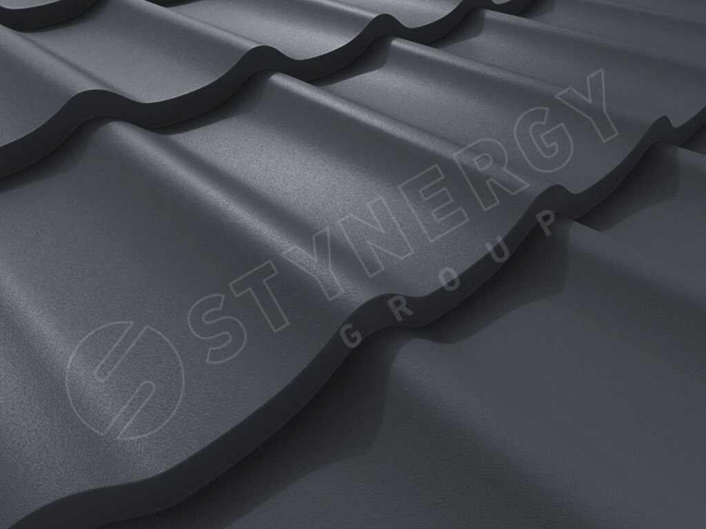 Металлочерепица Stynergy СМ Классик CORUNDUM50® матовый RAL 7024