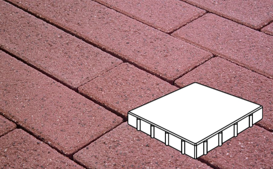 Плитка тротуарная Готика Granite FERRO, Квадрат Б.4.К.6, Емельяновский 400*400*60 мм