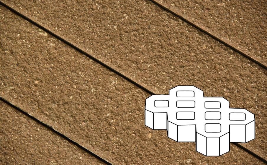 Плитка тротуарная Готика Premium Bronze, Экопарковка Б.6.ГР.10, №22, 600*400*100 мм