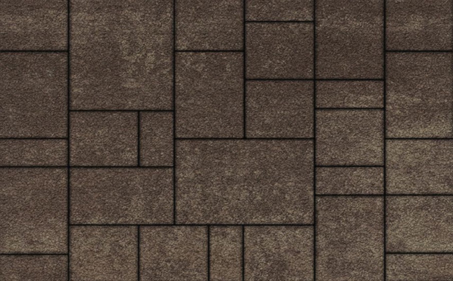 Плитка тротуарная Мюнхен Б.2.Фсм.6 листопад гранит хаски, комплект 4 шт, толщина 60 мм