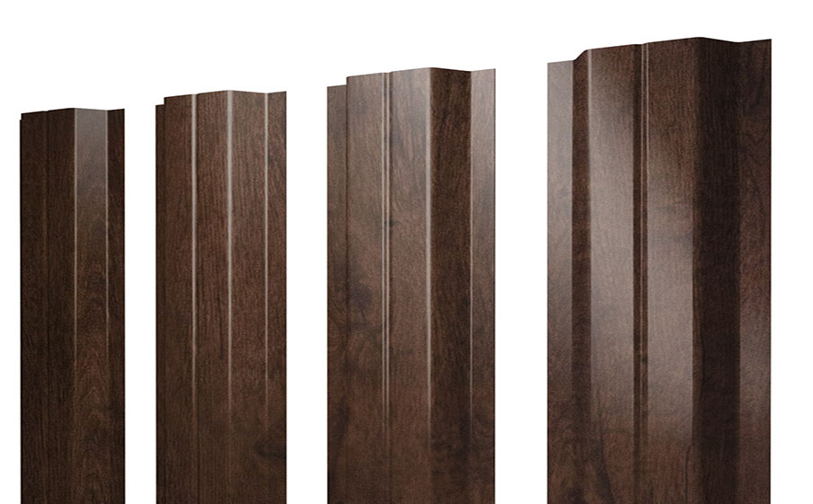 Штакетник П-образный А Print Elite Antique Wood