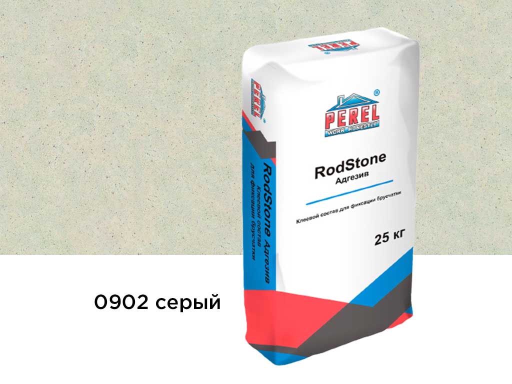 Клеевой состав Perel RodStone Адгезив 0902 серый, 25 кг