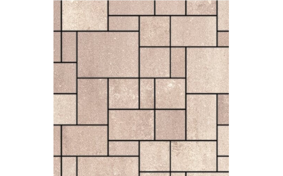 Плитка тротуарная SteinRus Инсбрук Альпен Б.7.Псм.6 гладкая, ColorMix Оливин, толщина 60 мм