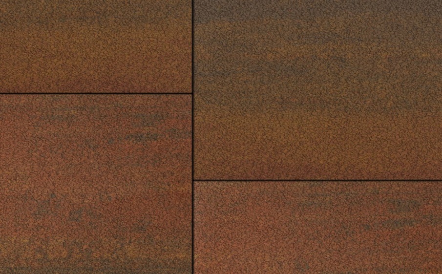 Плитка тротуарная Квадрат Б.7.К.8 листопад гладкий арабская ночь, 600*600*80 мм