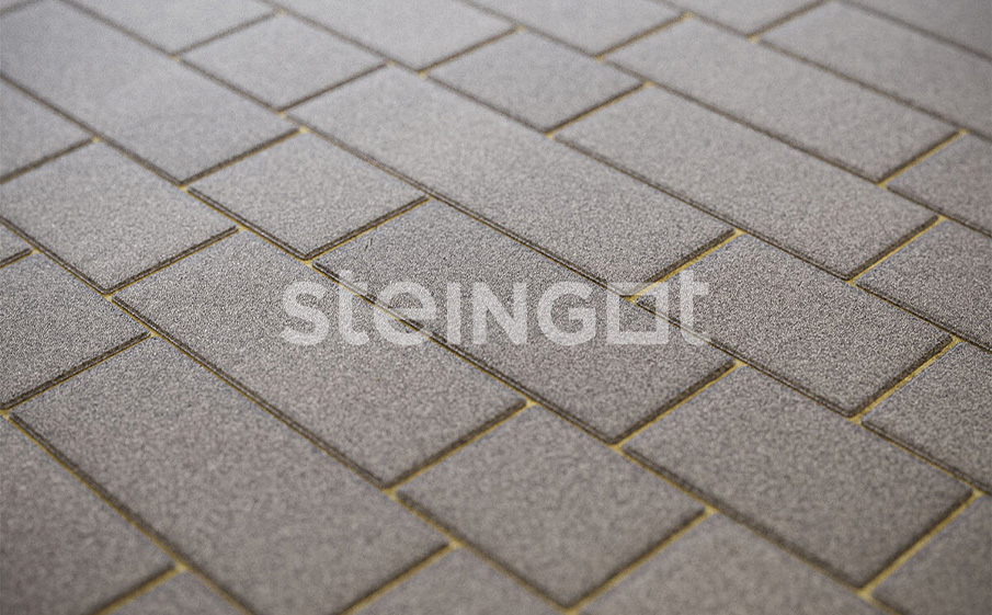 Плитка тротуарная Steingot Моноцвет, Маринталь, серый, комплект 4 шт, толщина 60 мм