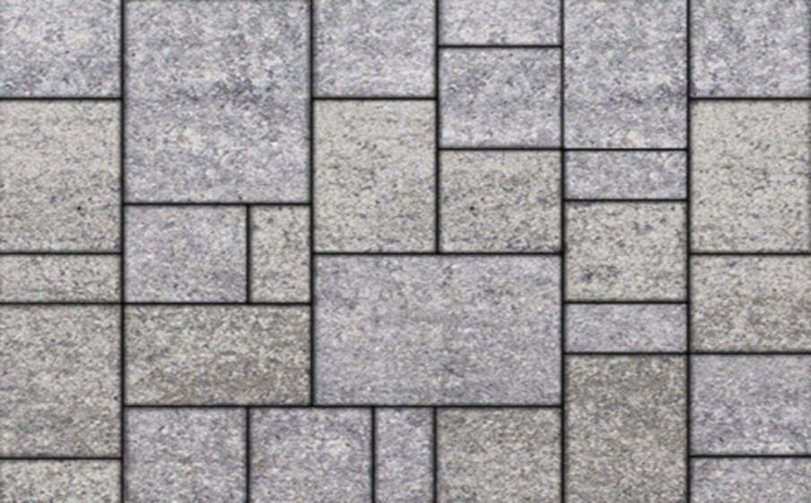 Плитка тротуарная Мюнхен Б.2.Фсм.6 искусственный камень шунгит, комплект 4 шт, толщина 60 мм