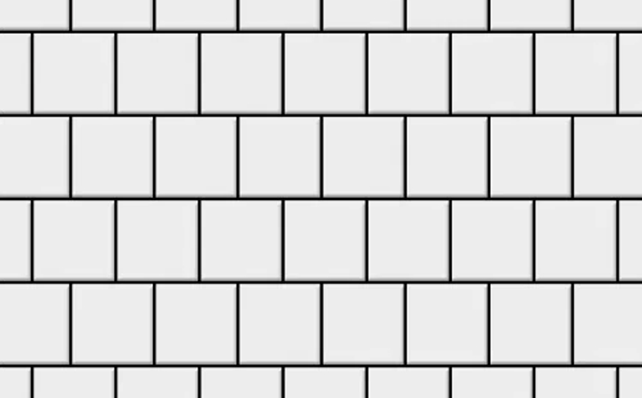 Плитка тротуарная SteinRus Армор В.2.К.8, гладкая, белый, 100*100*80 мм