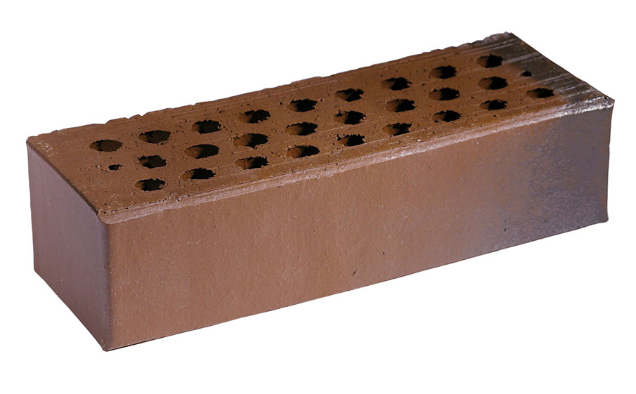 Кирпич Terca Terra flame редуцированный гладкий облицовочный, 250*85*65 мм