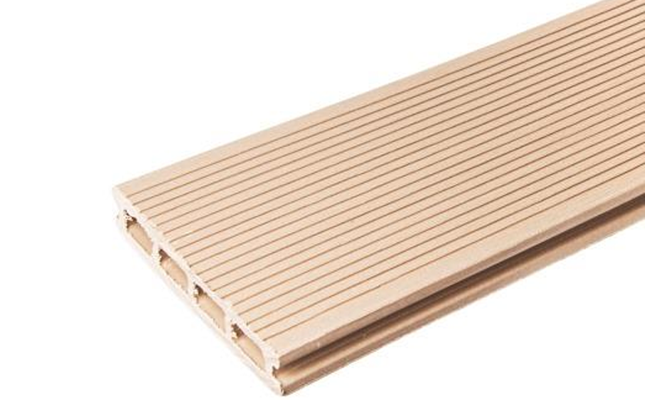 Террасная доска TalverWood, вельвет + 3D дерево, слоновая кость, 4000*150*25 мм