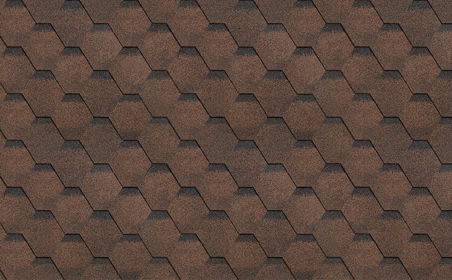 Гибкая черепица SHINGLAS Финская Соната, Коричневый