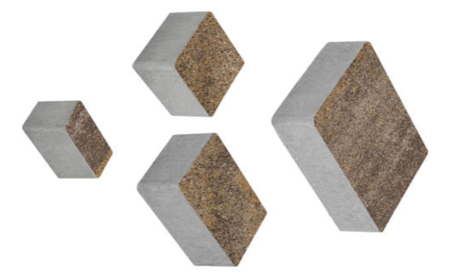 Плитка тротуарная Мюнхен Б.2.Фсм.6 искусственный камень доломит, комплект 4 шт, толщина 60 мм