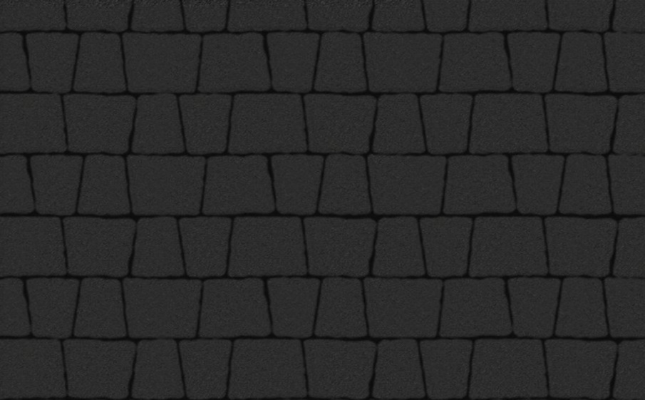 Плитка тротуарная Антик Б.3.А.6 стандарт гладкий черный, комплект 5 шт, толщина 60 мм