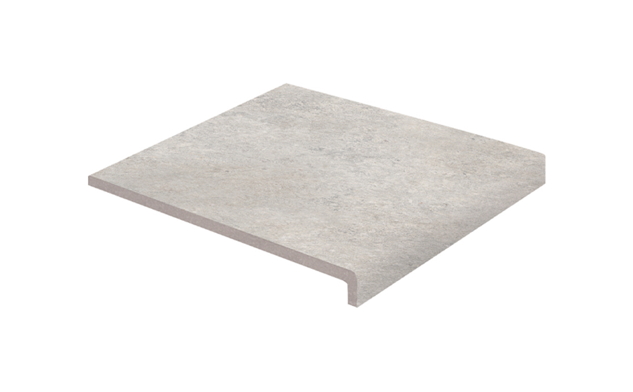Ступень с прямым носиком EXAGRES Provenza Grigio, 330*330*30*12 мм