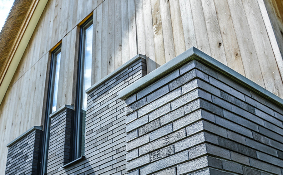 Клинкерная плитка под кирпич Westerwaelder Klinker KLINKER BRICK WK815 Schwarz-bunt Edelglanz, 240*71*15 мм