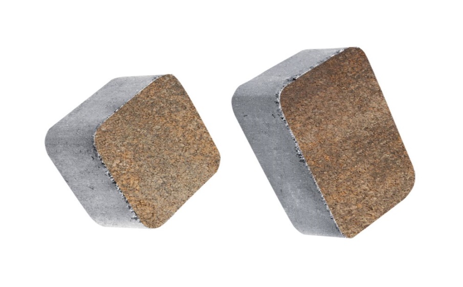 Плитка тротуарная Классико А.1.КО.4 листопад гранит клен, комплект 2 шт, толщина 40 мм