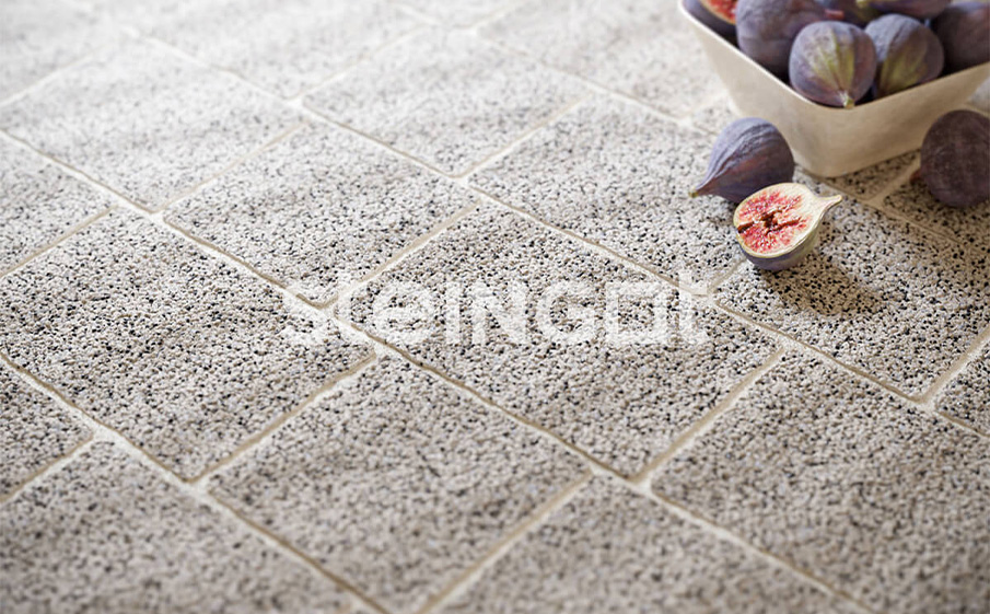 Плитка тротуарная Steingot Премиум, Старый город, Белый (Bianco Nero), комплект 3 шт, толщина 60 мм