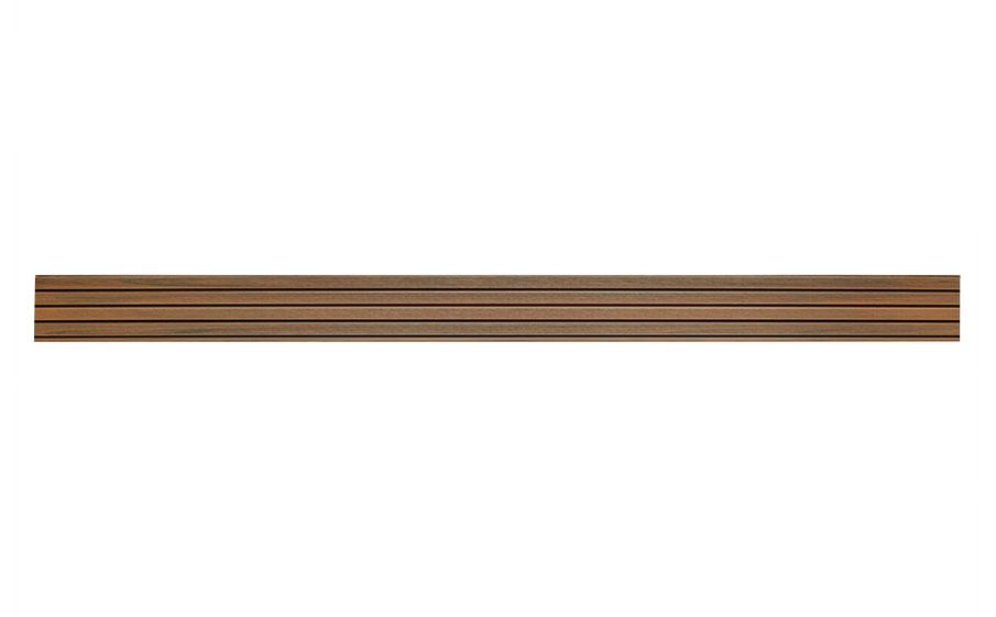 Реечная фасадная панель CM Волл (CM Wall) Тик (Teak), 4000*219*26 мм