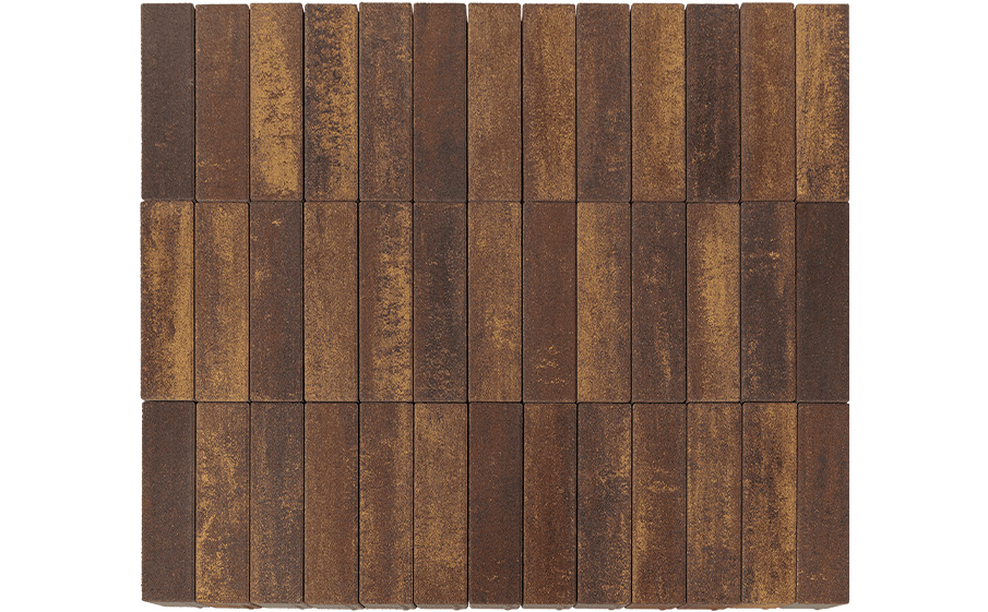 Плитка тротуарная BRAER Ригель 2.0 Color Mix Мальва 320*80*60 мм