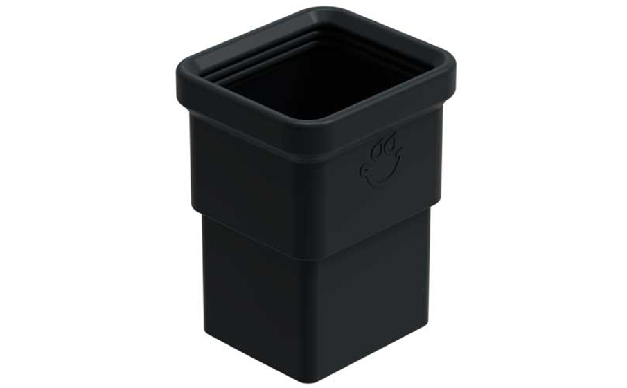 Муфта Galeco HIDDEN с уплотнителем, RAL 9005, 80*70 мм