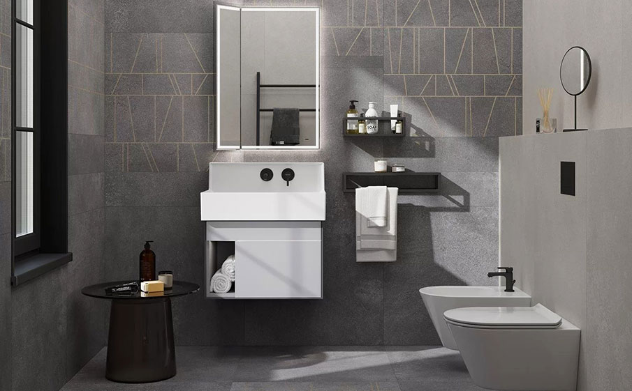 Керамогранит KERAMA MARAZZI Турнель серый темный обрезной, 1600*800*9 мм