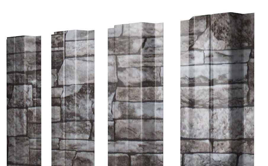 Штакетник П-образный А Print Elite Fine Stone