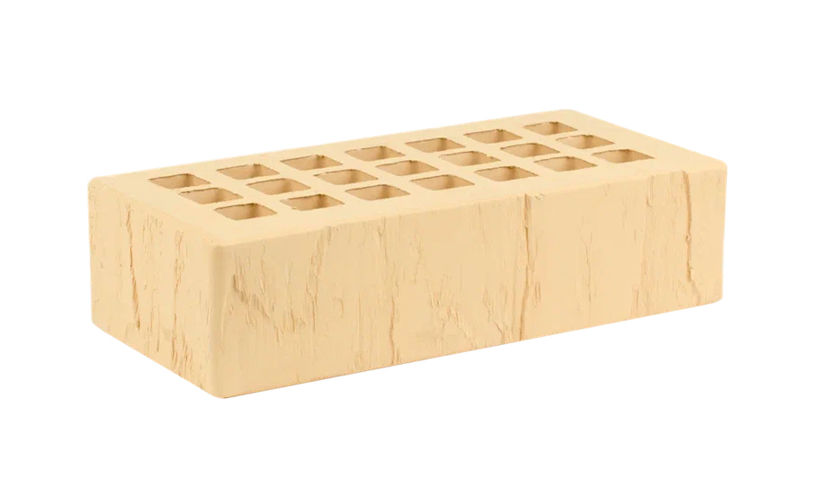 Кирпич облицовочный Железногорский КЗ соломенный скала 250*120*65 мм