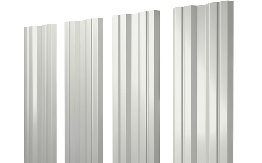 Штакетник Twin Drap TX RAL 9003 сигнальный белый