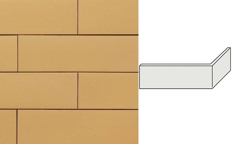 Клинкерная угловая плитка Terca Armis Mango, 240*115*71*14 мм