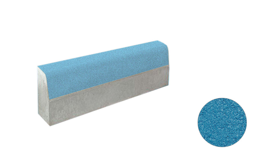 Дорожный бордюр БР 100.30.15 гранит синий, неполный покрас, 1000*300*150 мм