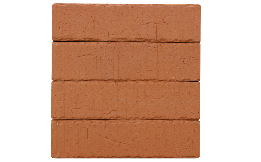 Кирпич клинкерный ЛСР Амстердам темно-красный винтаж, 250*85*65 мм