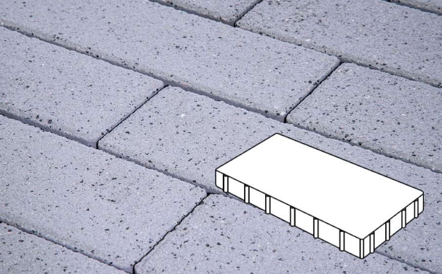 Плитка тротуарная Готика Granite FERRO, Плита Б.6.П.8, Цветок Урала 600*200*80 мм