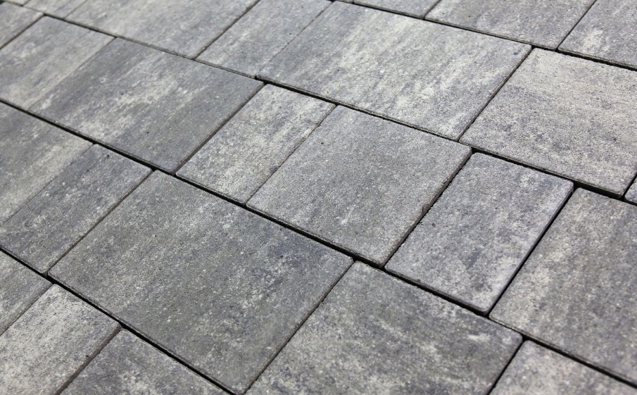 Плитка тротуарная Старый город Б.1.Фсм.8 искусственный камень шунгит, комплект 3 шт, толщина 80 мм