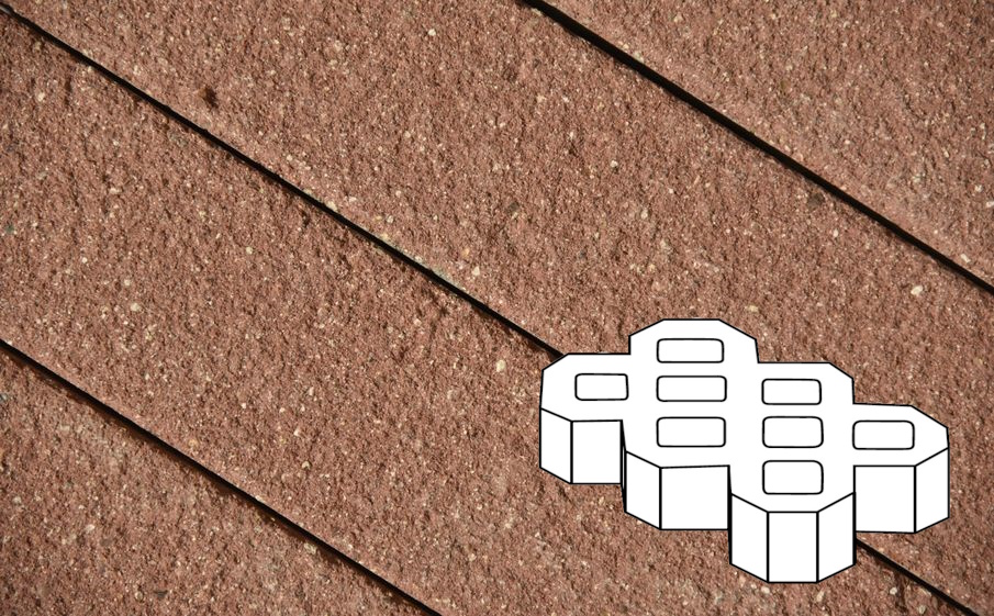 Плитка тротуарная Готика Premium Bronze, Экопарковка Б.6.ГР.10, №21, 600*400*100 мм