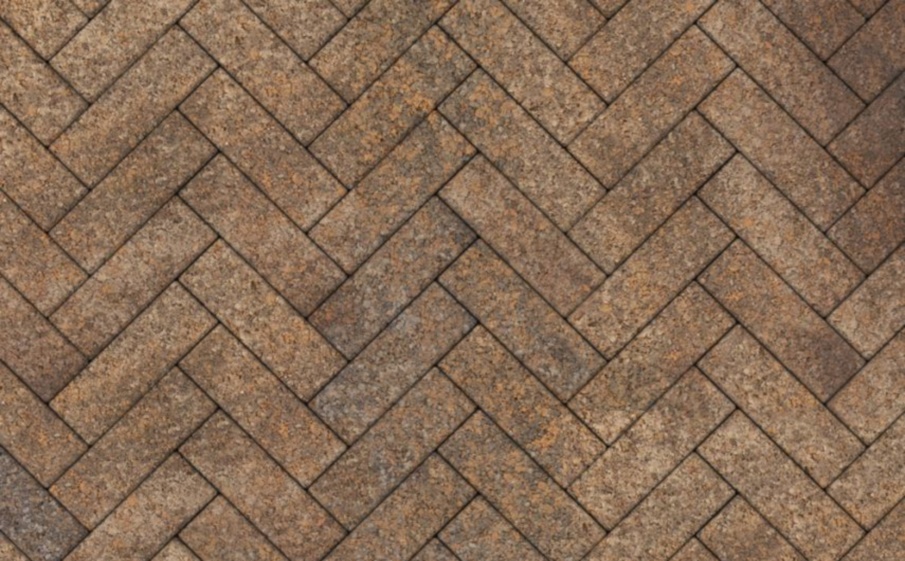 Плитка тротуарная Паркет Б.9.Псм.8 листопад гранит клен, комплект 4 шт, толщина 80 мм