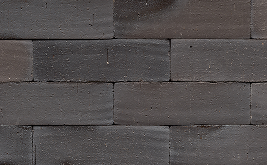 Клинкерная брусчатка Westerwaelder Klinker PK815 Schwarz-bunt Edelglanz, 200*100*40 мм