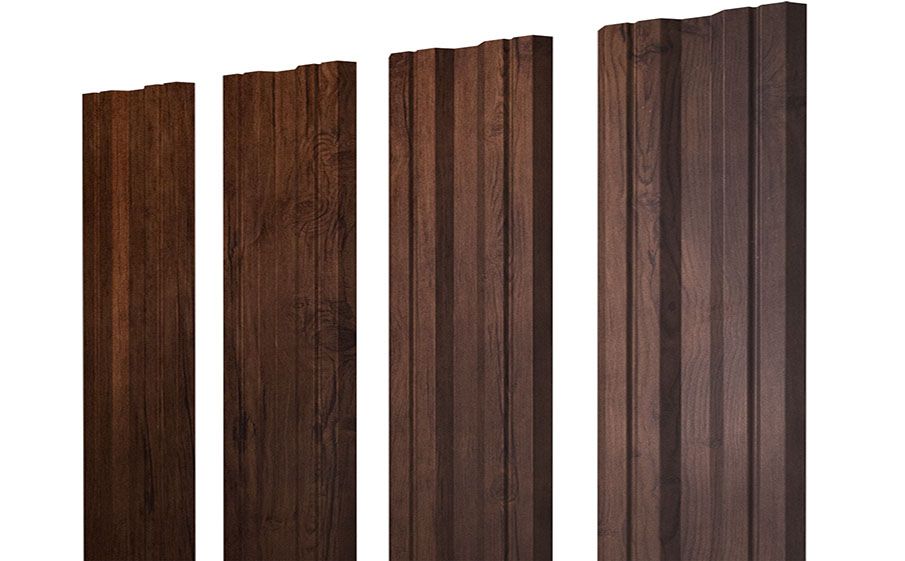 Штакетник Twin 0,45 Print Premium Cherry Wood Fresh TwinColor