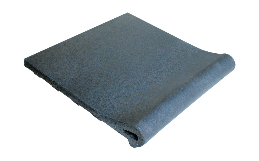 Клинкерная окантовка для бассейна Terraklinker (Gres de Breda) Basalto Mediterraneo, 330*330*22 мм